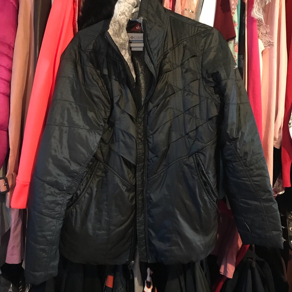 Columbia Black Puffer Coat